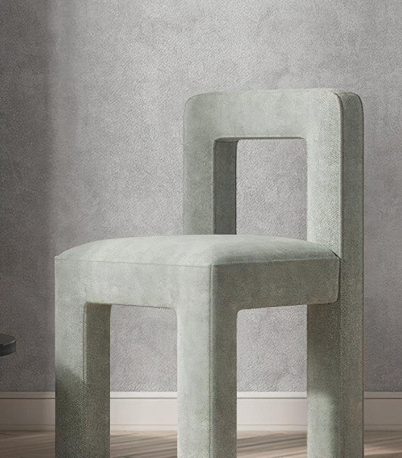 HAMISI CHAIR Suede Grey