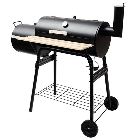 Patio Backyard Meat Cooker Steel BBQ Grill