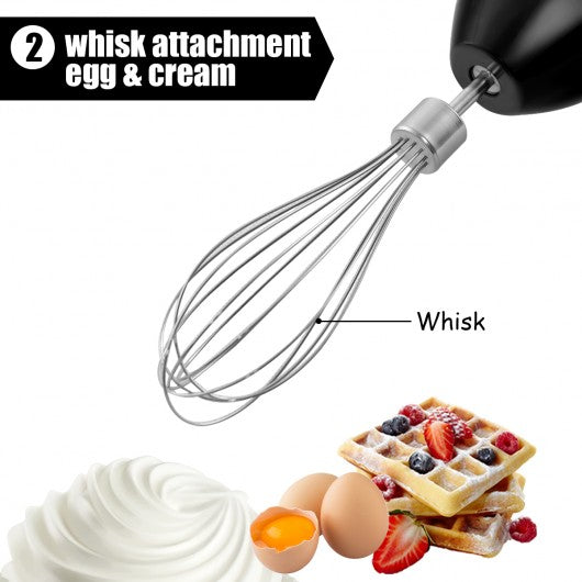 4-in-1 Immersion Hand Blender Mixer Processor Handheld Set Dual Speed