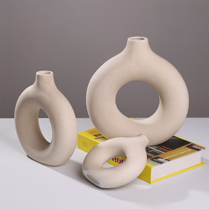 Ins ceramic vases wabi-sabi creative home & home decorations decorations shoot props flower arrangement art decorations