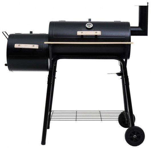 Patio Backyard Meat Cooker Steel BBQ Grill