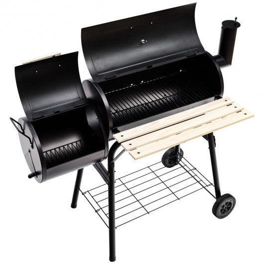 Patio Backyard Meat Cooker Steel BBQ Grill