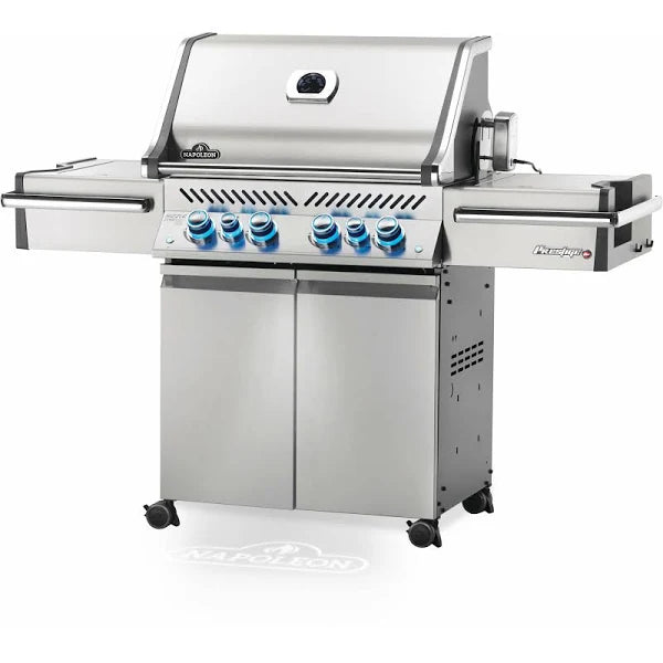 Napoleon PRO500RSIBNSS-3 Prestige PRO 500 RSIB Natural Gas Grill, sq.in, Stainless Steel